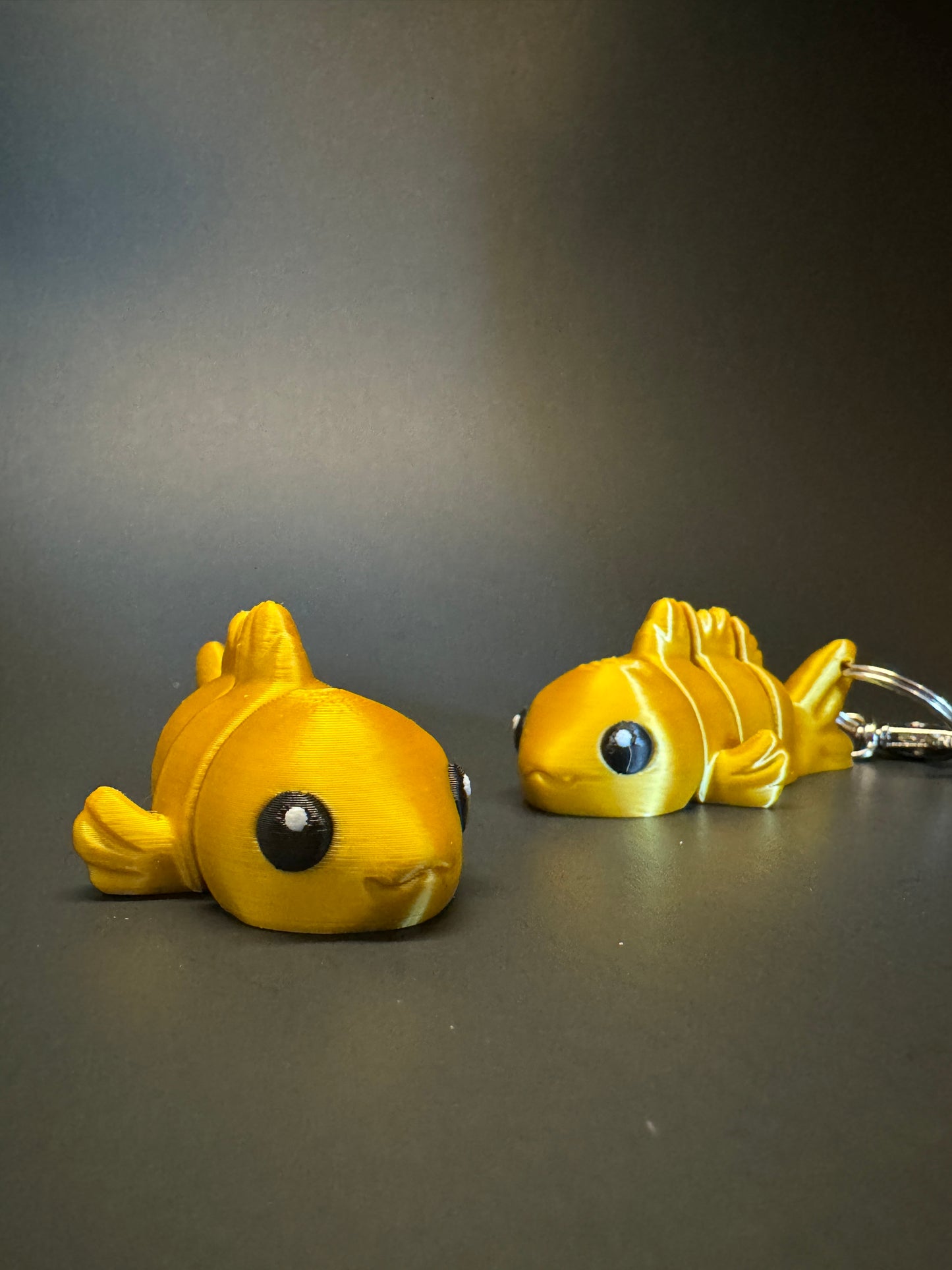 Fiona the Fidget Fish – 3D Printed Flexible Fish Fidget Toy (Keychain or Magnet)