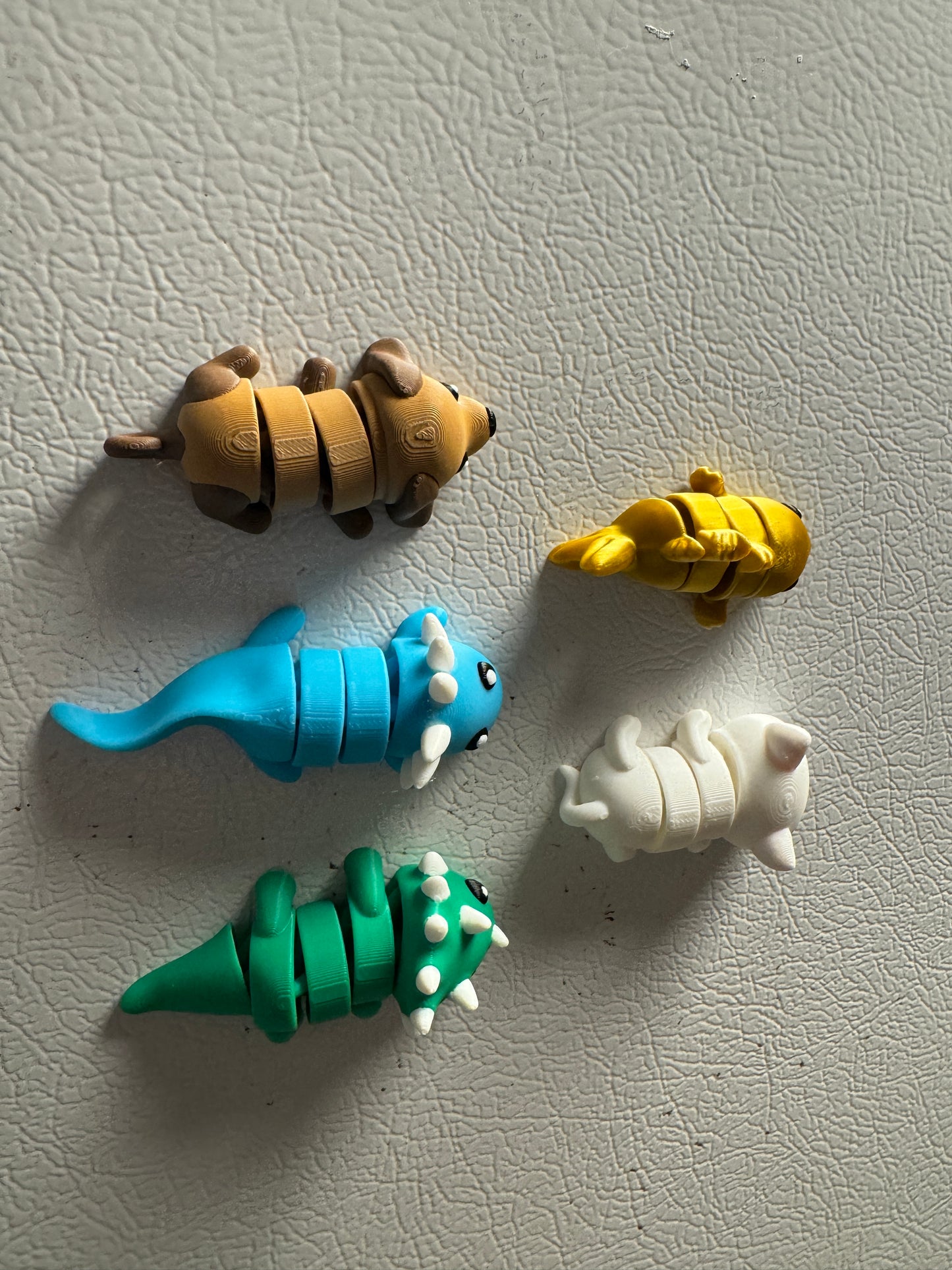 Fiona the Fidget Fish – 3D Printed Flexible Fish Fidget Toy (Keychain or Magnet)