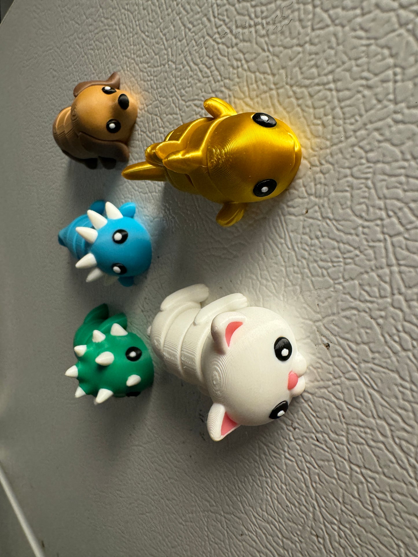 Fiona the Fidget Fish – 3D Printed Flexible Fish Fidget Toy (Keychain or Magnet)