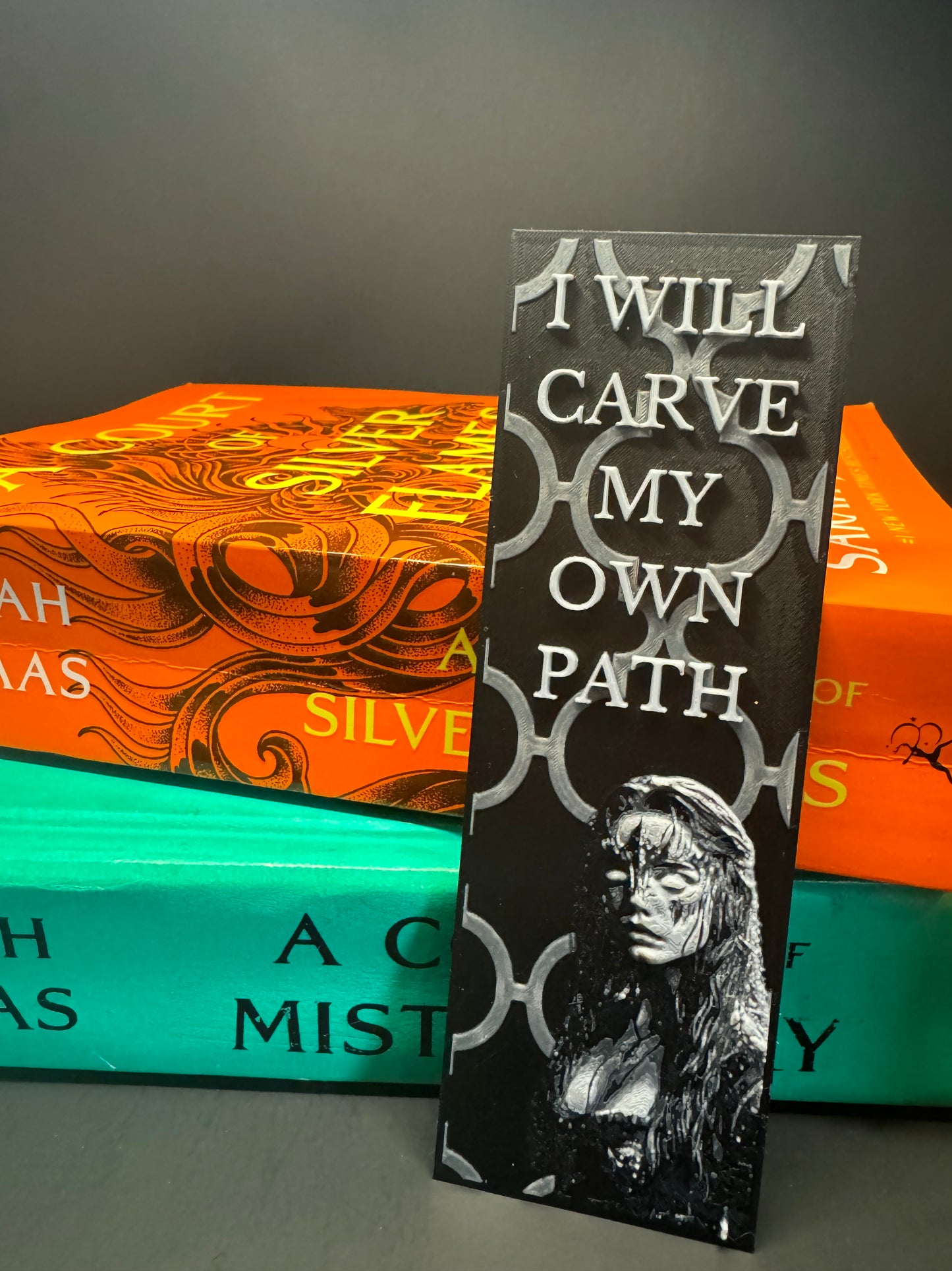Feyre 3D-Printed Bookmark – "I Carve My Own Path" | A Fantasy Reader’s Treasure