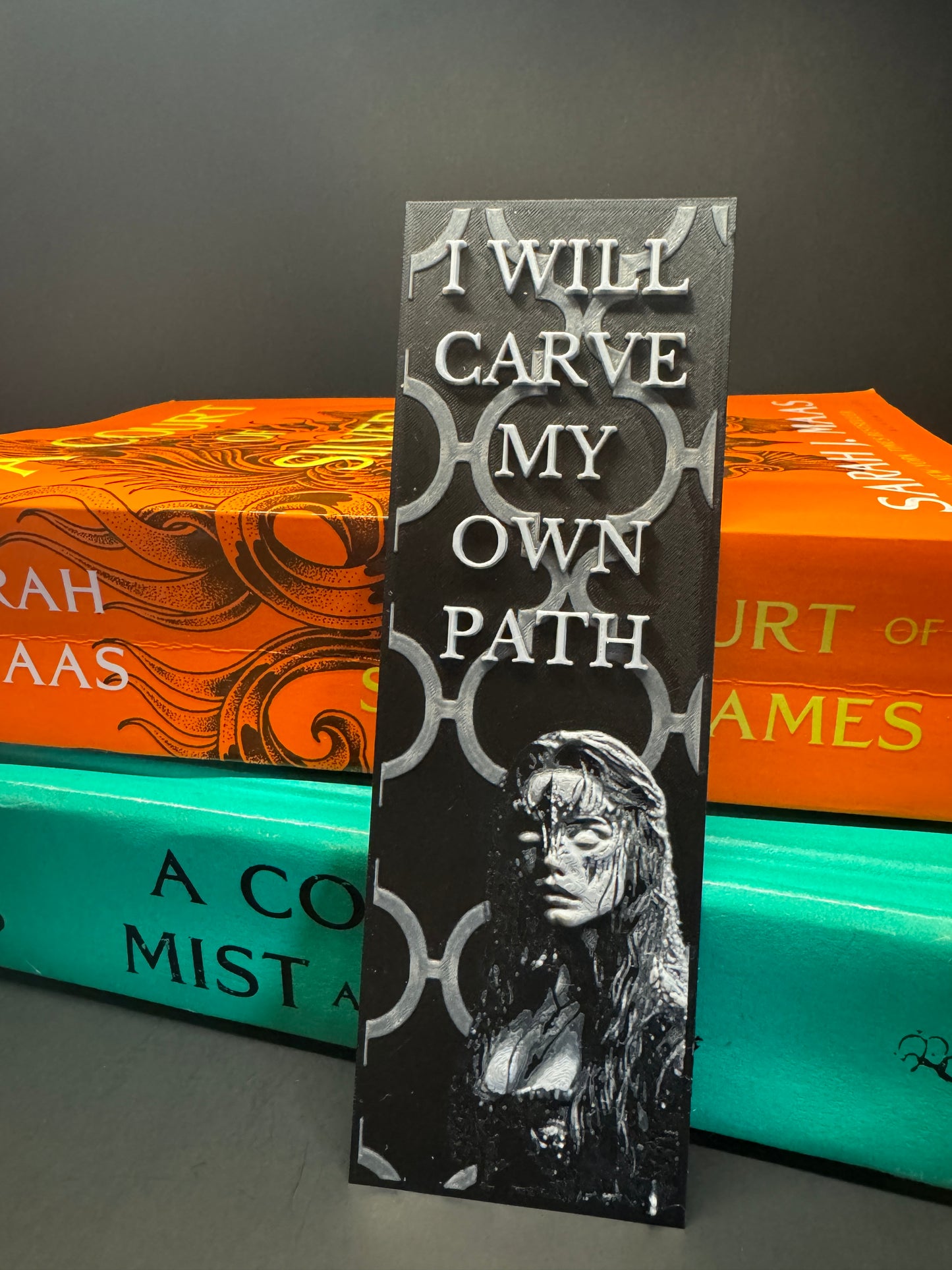 Feyre 3D-Printed Bookmark – "I Carve My Own Path" | A Fantasy Reader’s Treasure
