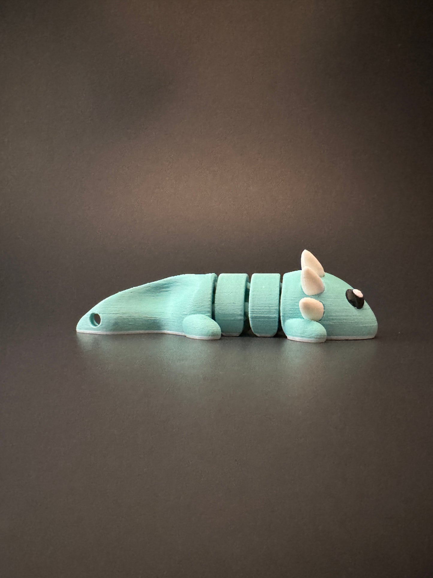 Alice the Axolotl – 3D Printed Flexible Fidget Toy (Keychain or Fridge Magnet)