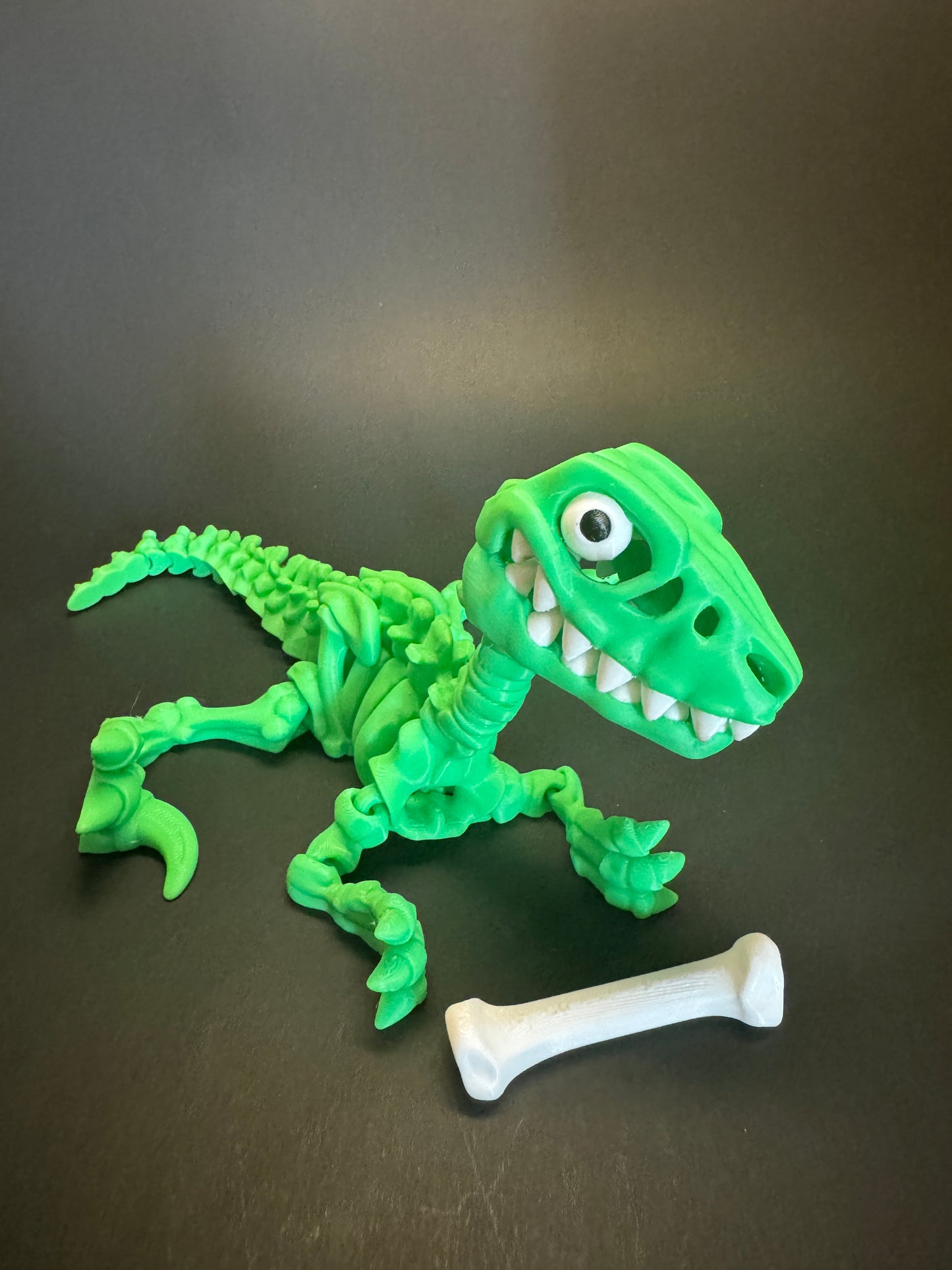 Rex the Bone Collector – 3D-Printed Flexi T-Rex Figurine