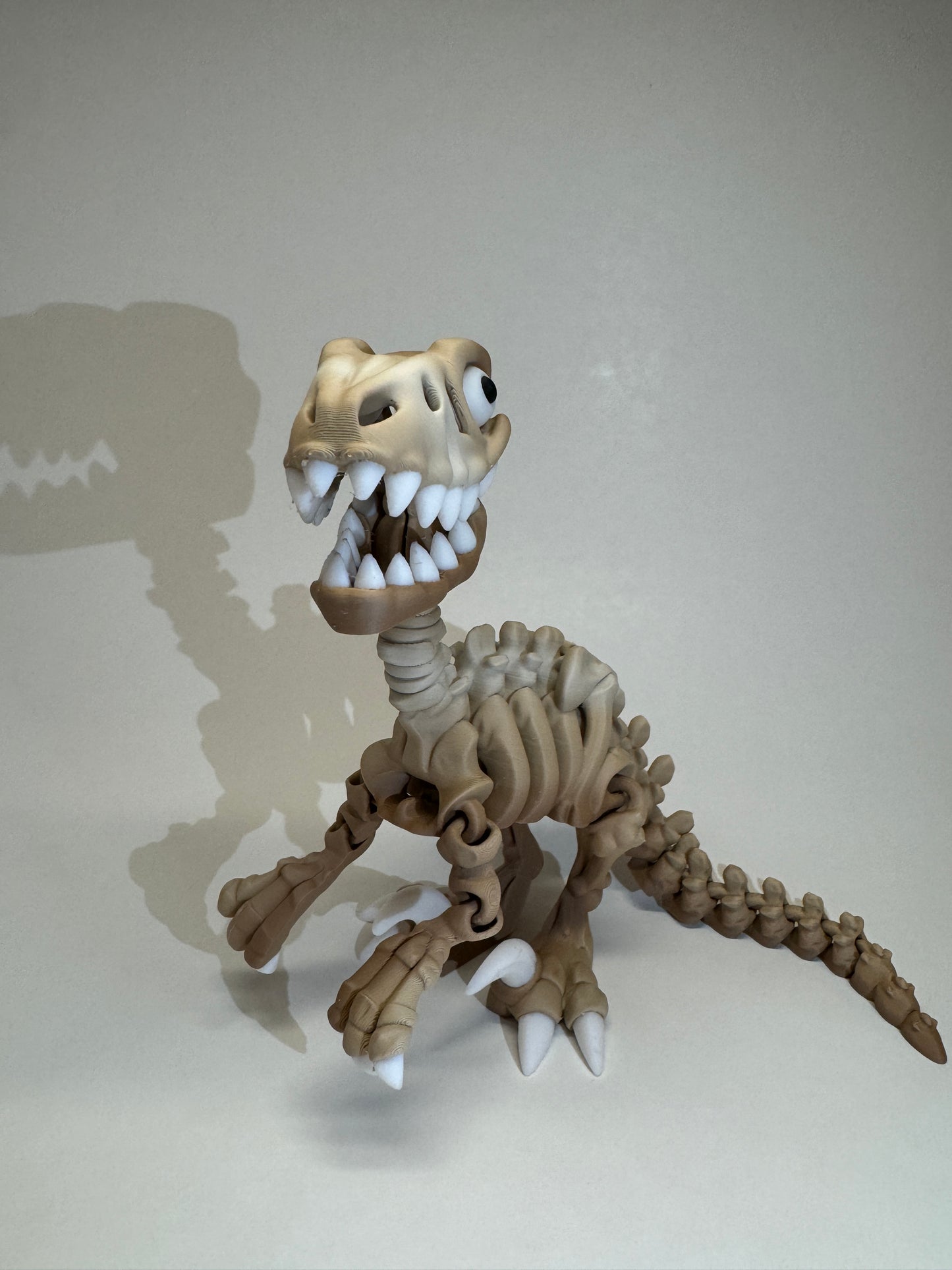 Rex the Bone Collector – 3D-Printed Flexi T-Rex Figurine