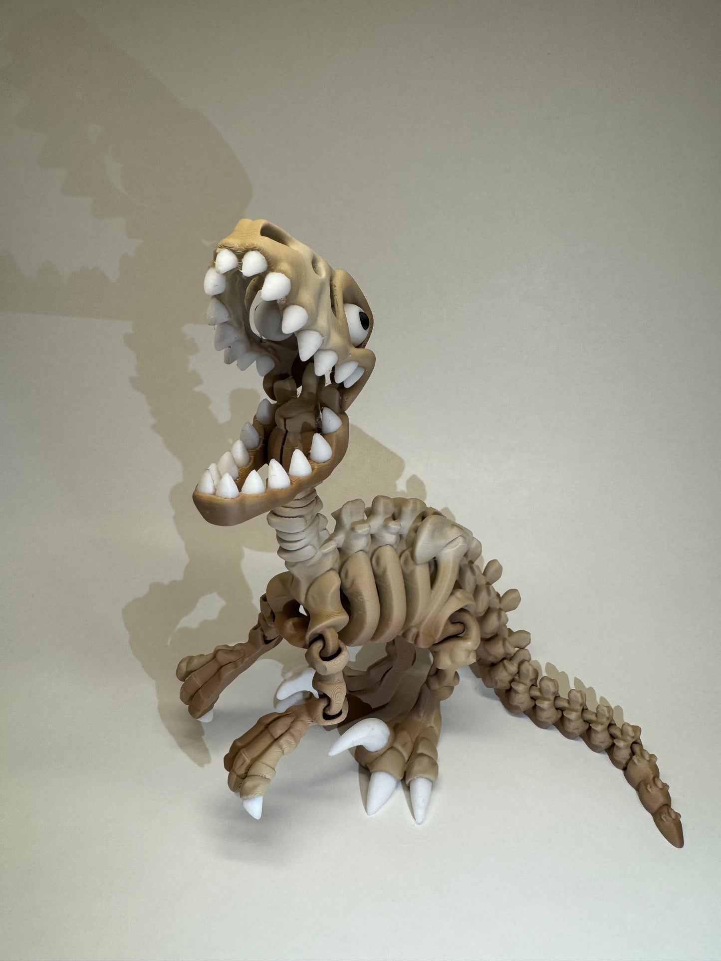 Rex the Bone Collector – 3D-Printed Flexi T-Rex Figurine