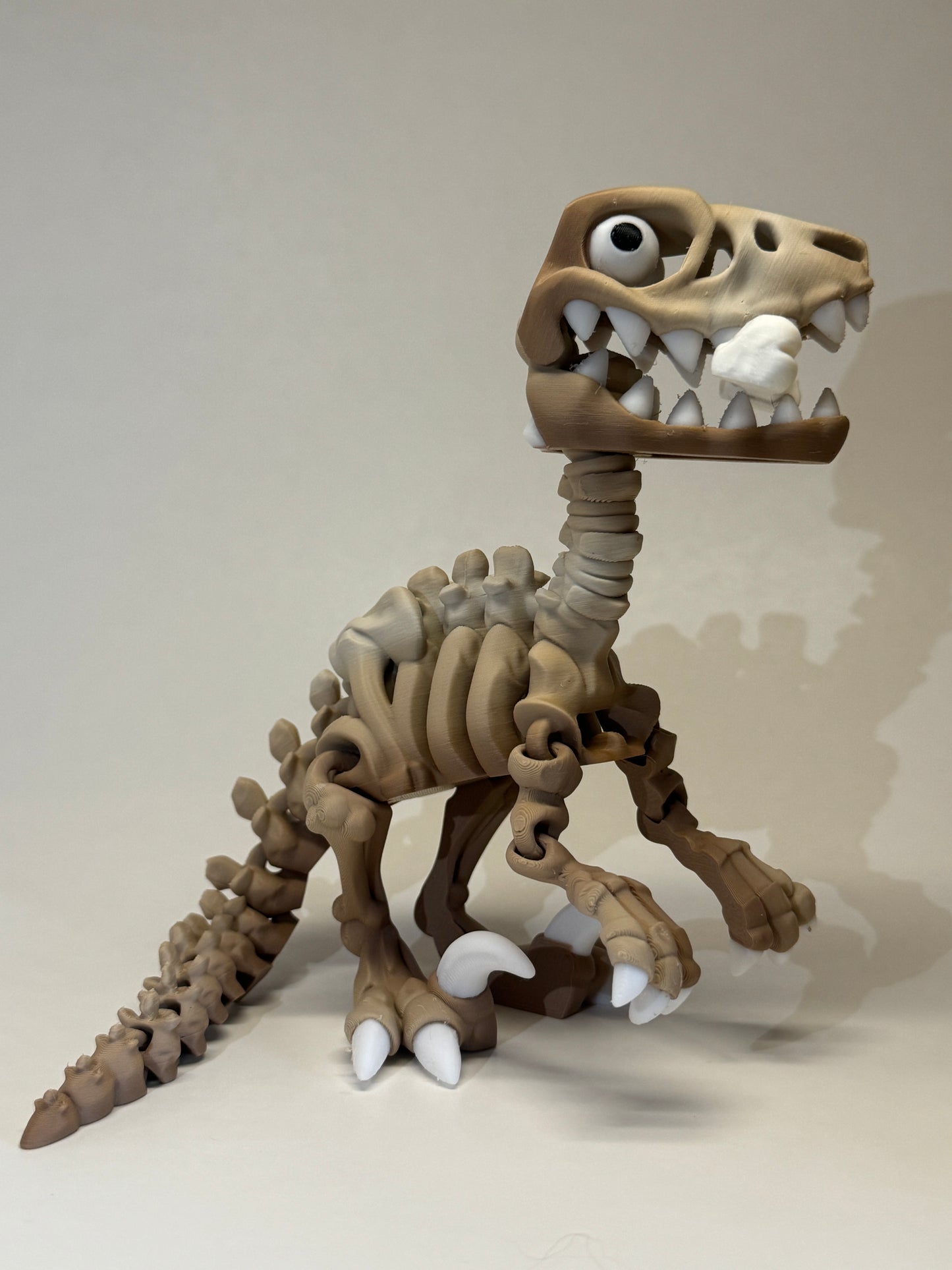 Rex the Bone Collector – 3D-Printed Flexi T-Rex Figurine