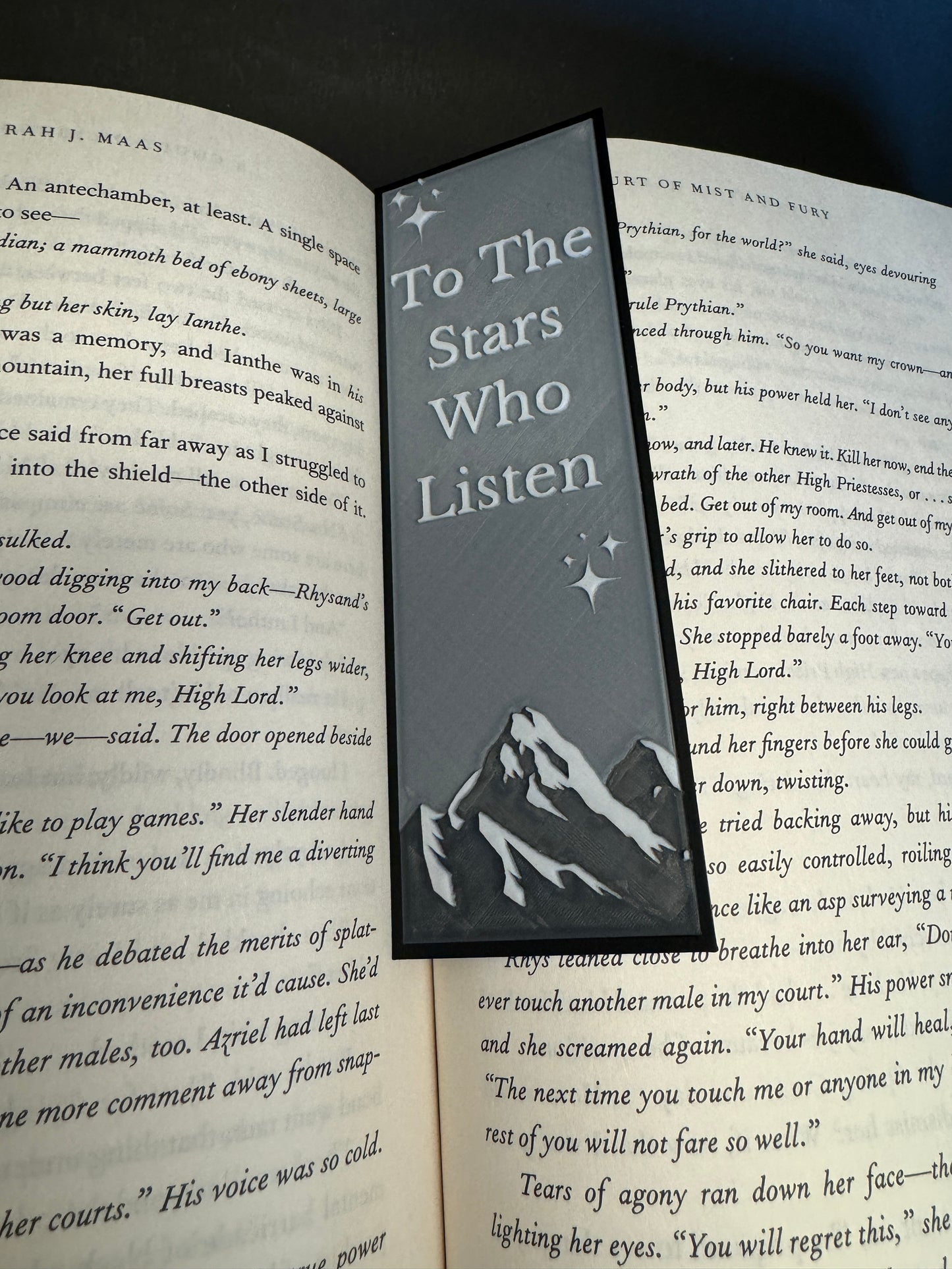 To the Stars Who Listen Bookmark | Perfect Gift for ACOTAR Fans & Fantasy Book Lovers