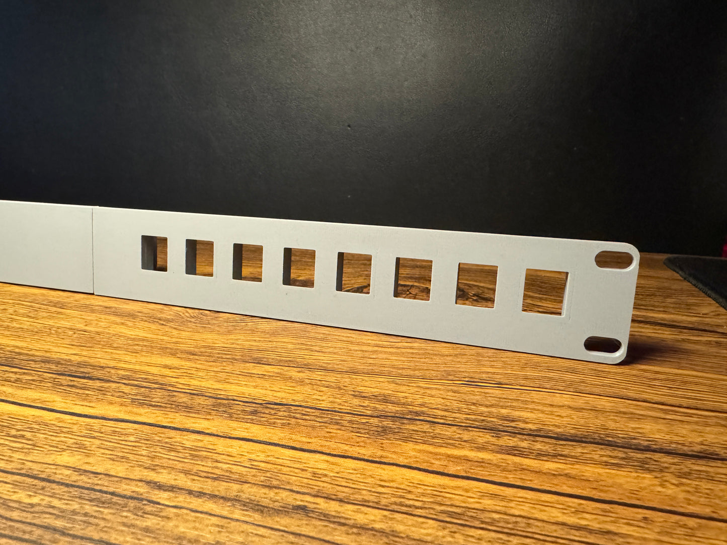 19" Rack Mount Modular Patch Panel (8 Ports)