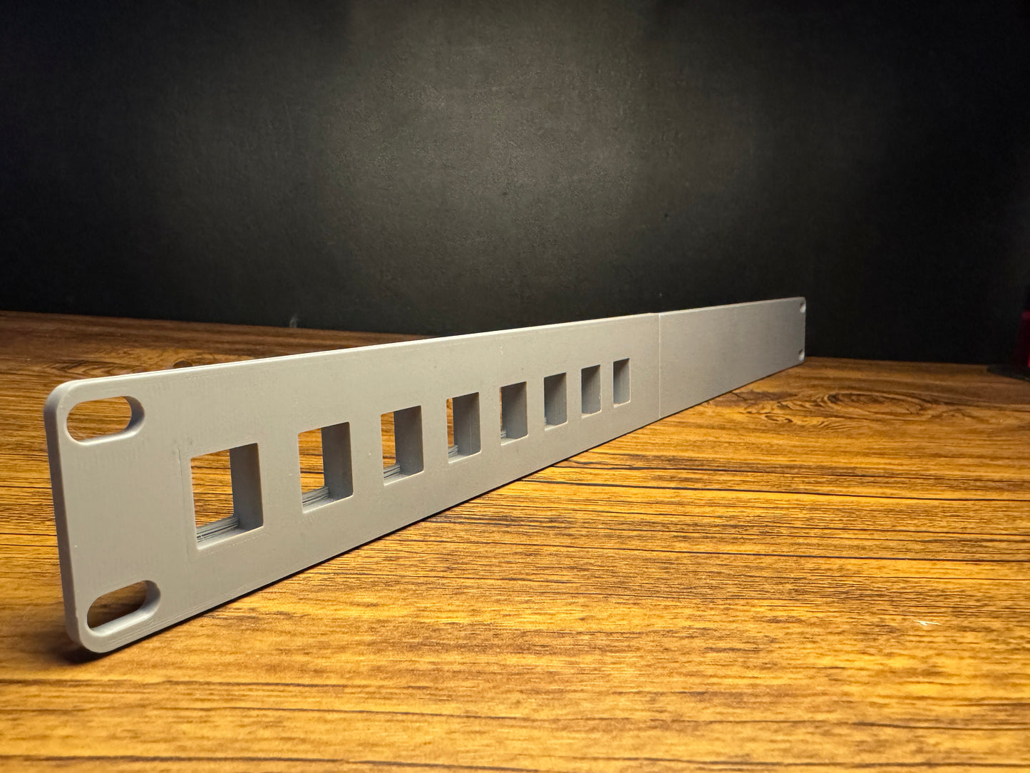 19" Rack Mount Modular Patch Panel (8 Ports)