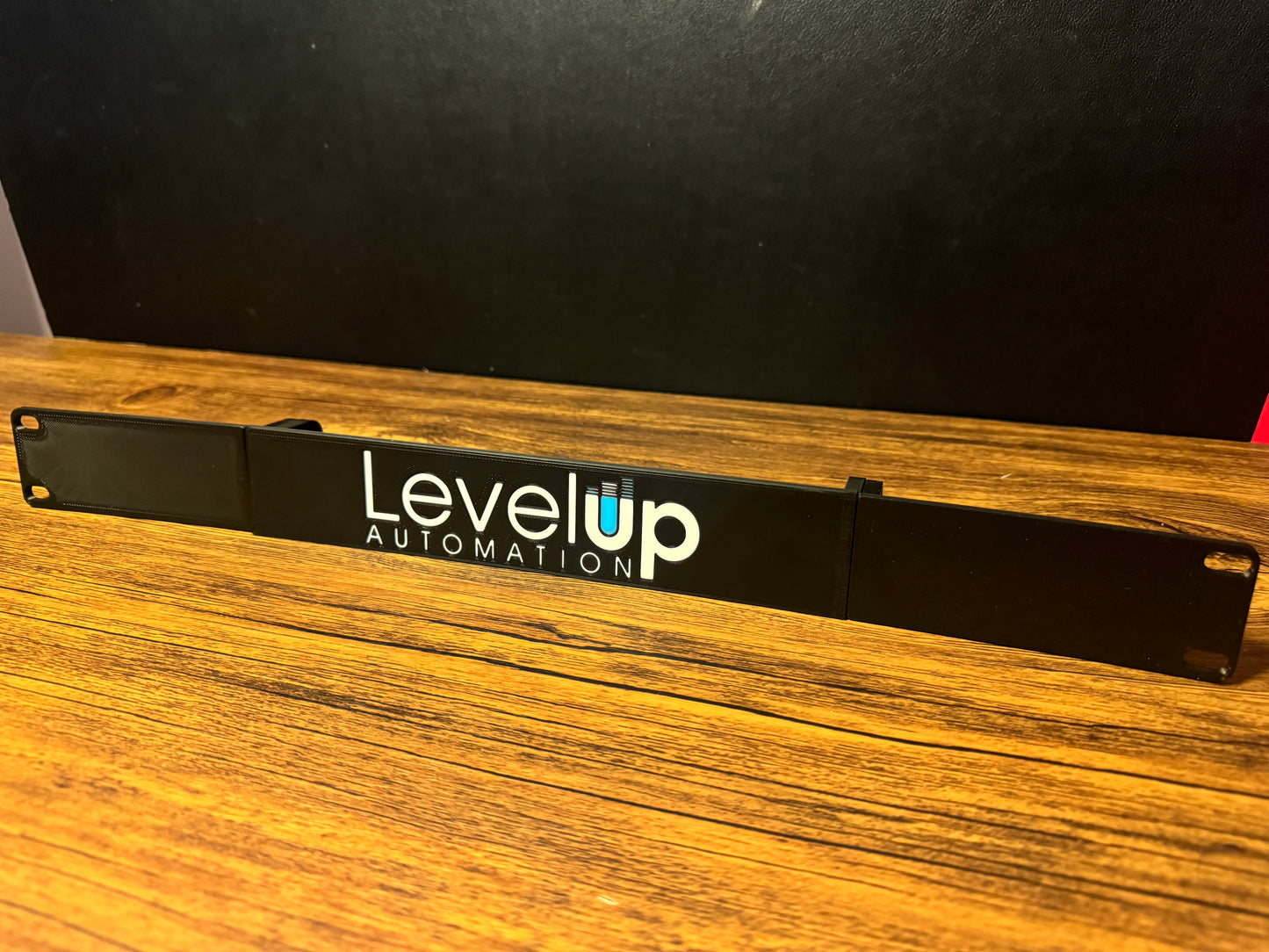 Custom 1U 19" Blank Rack Plate – Personalized Logo, 3D Printed