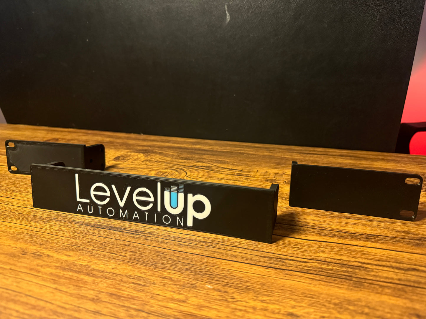 Custom 1U 19" Blank Rack Plate – Personalized Logo, 3D Printed